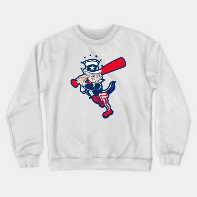 Yankee Uncle Sam Crewneck Sweatshirt by Joebarondesign